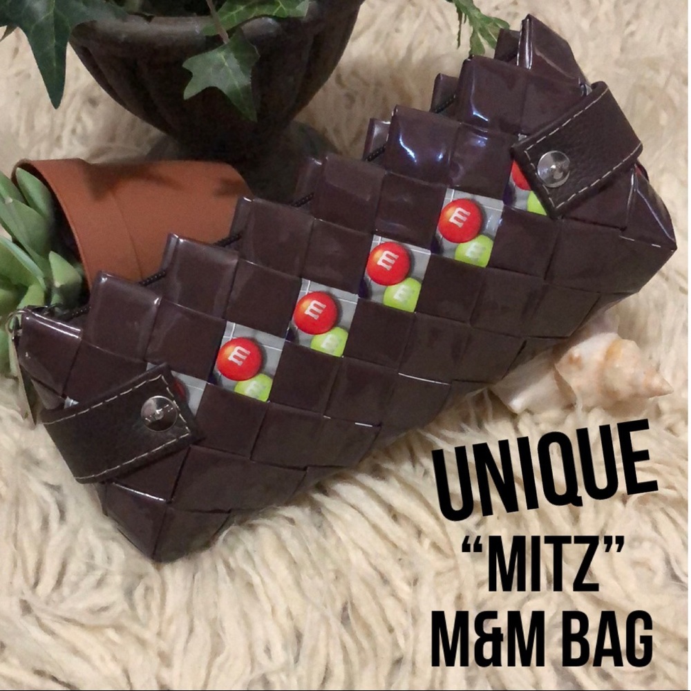 Mitz 100% Recycled Bag-Unique M&M Theme-8x3.5-